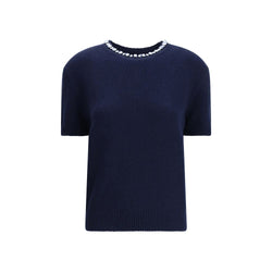 Prada Blue Wool Sweatshirt