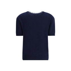 Prada Blue Wool Sweatshirt