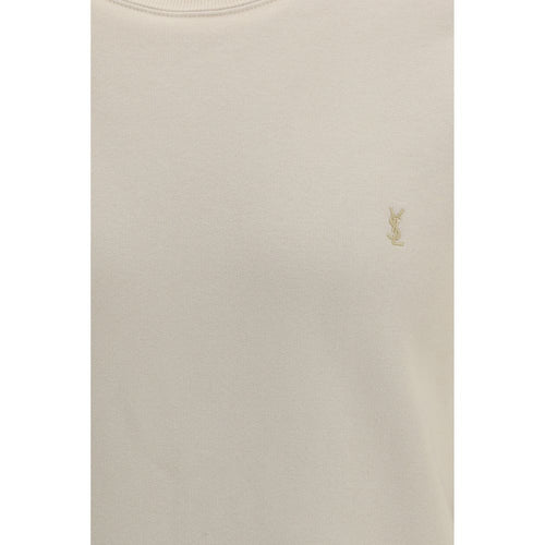 Saint Laurent Beige Cotton Sweatshirt