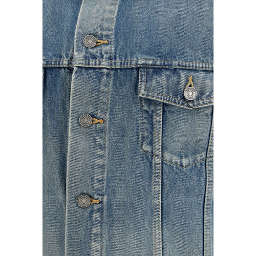 Saint Laurent Blue Cotton Denim Jacket
