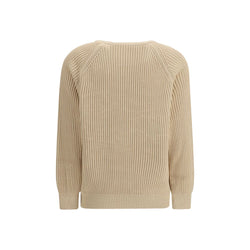Saint Laurent Beige Cotton Sweatshirt