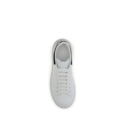 Alexander McQueen White Calf Leather Bos Taurus Low Top Sneakers
