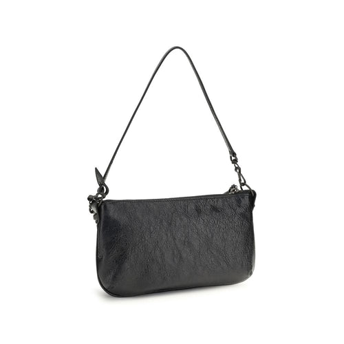 Balenciaga Black Lamb Ovis Aries Shoulder Bag