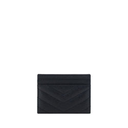 Saint Laurent Black Calf Leather Bos Taurus Wallet