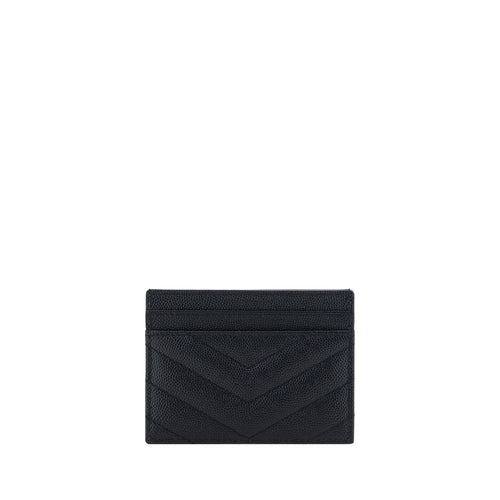 Saint Laurent Black Calf Leather Bos Taurus Wallet