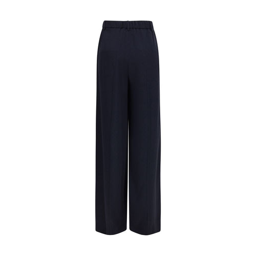Gucci Blue Viscose Casual Pants