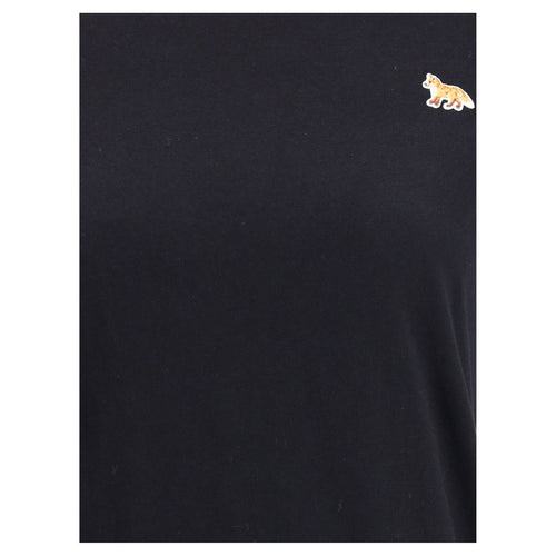 Maison Kitsuné Black Cotton T-Shirt