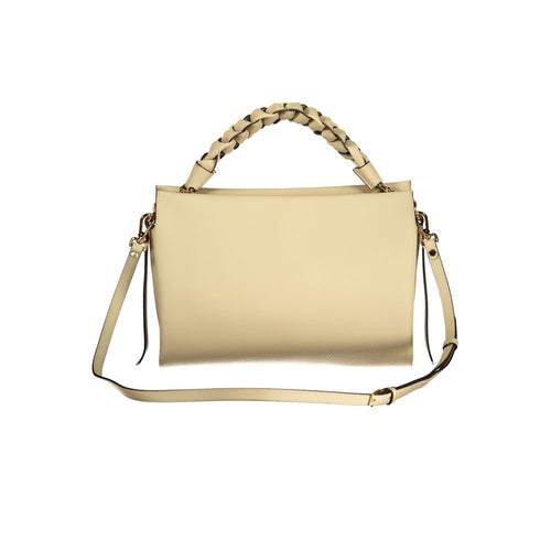 Coccinelle Beige Leather Women Handbag