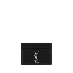 Saint Laurent Black Calf Leather Bos Taurus Wallet