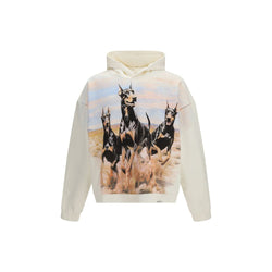 Represent White Cotton Sweatshirt