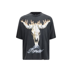 Represent Black Cotton T-Shirt