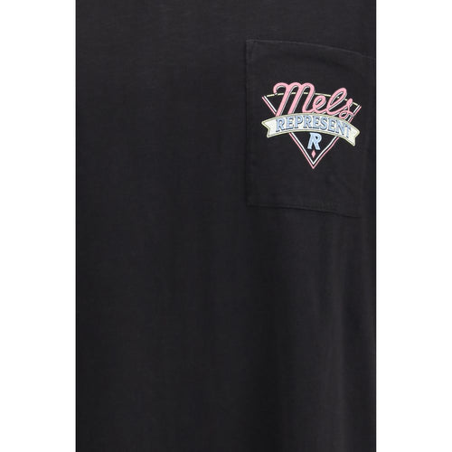 Represent Black Cotton T-Shirt