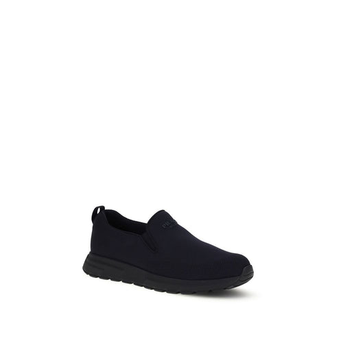 Prada Blue Fabric Sneakers