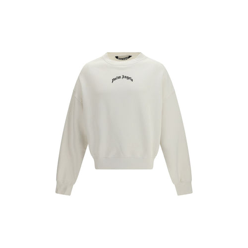 Palm Angels Beige Cotton Sweatshirt