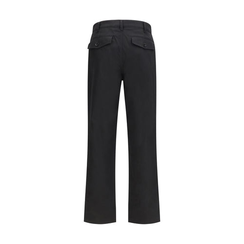 Burberry Black Cotton Chino Pants