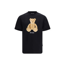 Palm Angels Black Cotton T-Shirt