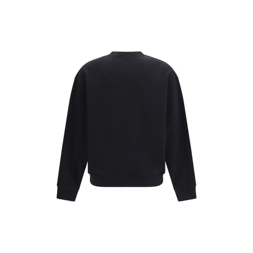 Palm Angels Black Cotton Sweatshirt