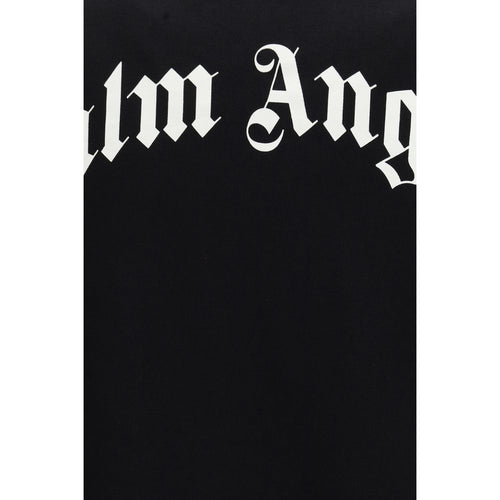 Palm Angels Black Cotton Sweatshirt