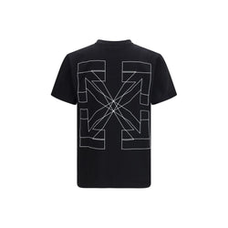 Off-White Black Cotton T-Shirt