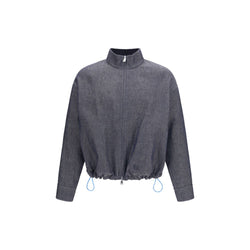 Fendi Blue Linen Denim Jacket