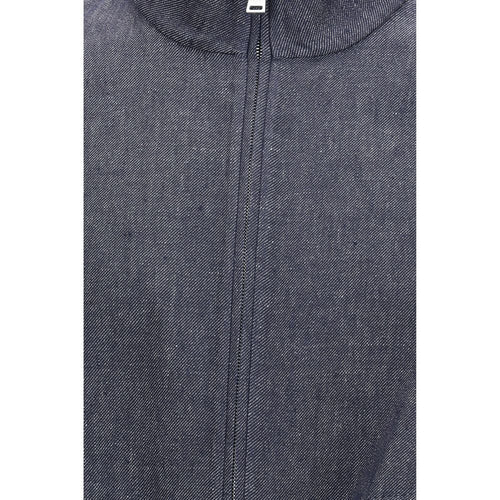 Fendi Blue Linen Denim Jacket