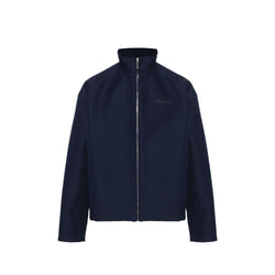 Gucci Blue Marabou Full-Length Jacket