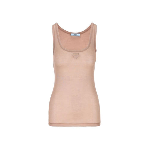 Prada Multicolor Silk Tank Tops
