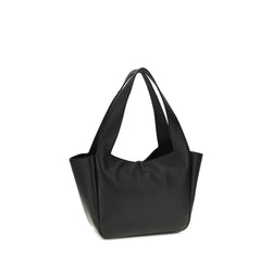 Saint Laurent Black Other Fibres Shoulder Bag