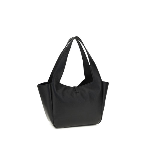 Saint Laurent Black Other Fibres Shoulder Bag