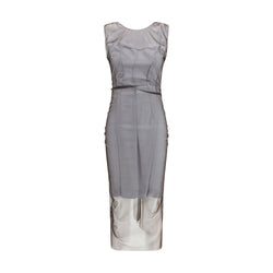 Maison Margiela Brown Polyamide Casual Dress