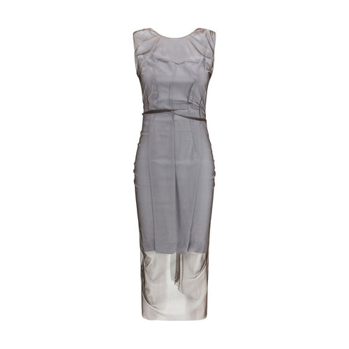 Maison Margiela Brown Polyamide Casual Dress