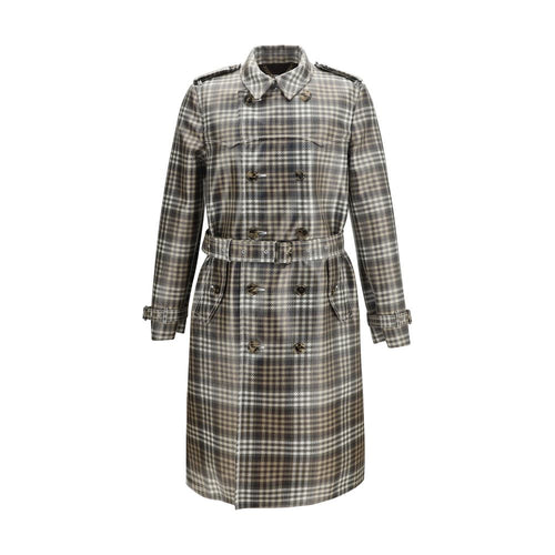 Burberry Brown Polyester Trench Coat
