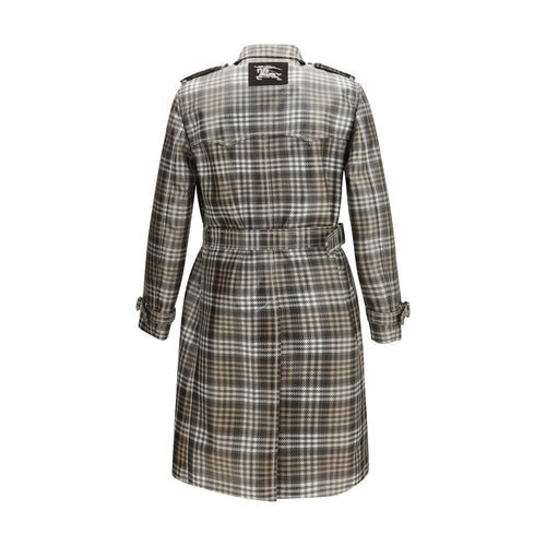 Burberry Brown Polyester Trench Coat