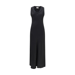 Ami Paris Black Viscose Casual Dress