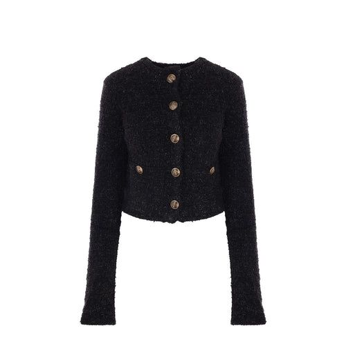 Balenciaga Black Cotton Cardigan
