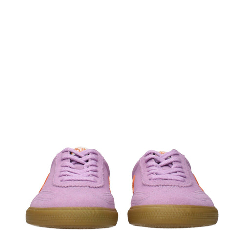 Veja Pink Leather Low Top Sneakers