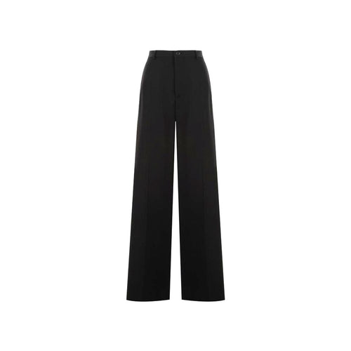 Balenciaga Black Wool Flared Pants