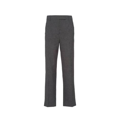 Prada Gray Virgin Wool Pants