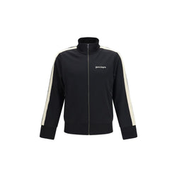 Palm Angels Black Polyester Shell Jacket