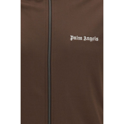 Palm Angels Brown Polyester Shell Jacket