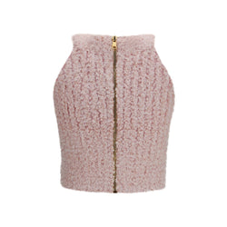 Balmain Multicolor Viscose Sleeveles T-Shirt