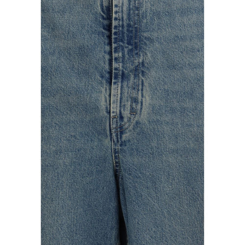 Maison Margiela Blue Cotton High-Waisted Jean