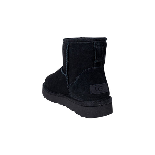 UGG Black Suede Leather Ankle Boots