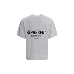 Represent Gray Cotton T-Shirt