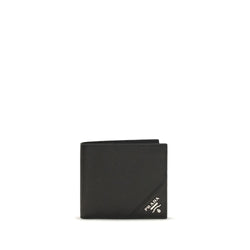 Prada Black Calf Leather Bos Taurus Wallet