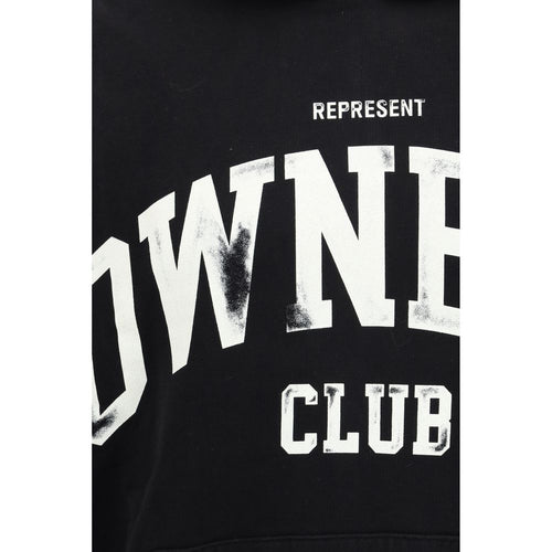 Represent Black Cotton Sweatshirt