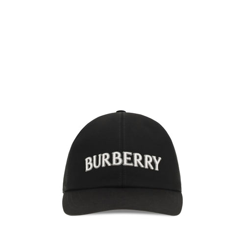 Burberry Black Cotton Cap (Baseball Hat)