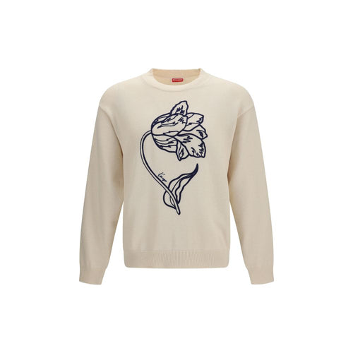 Kenzo Beige Cotton Sweatshirt