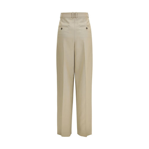 Saint Laurent Beige Wool Oves Aries Dress Pants