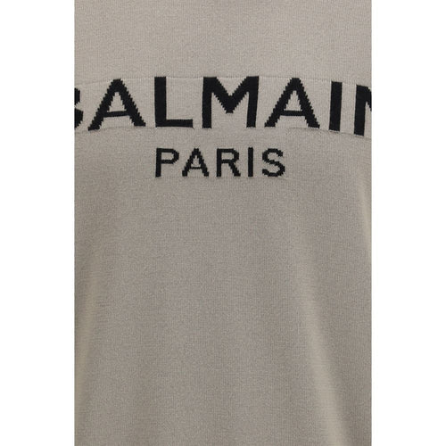 Balmain Bicolor Wool Oves Aries Sweatshirt